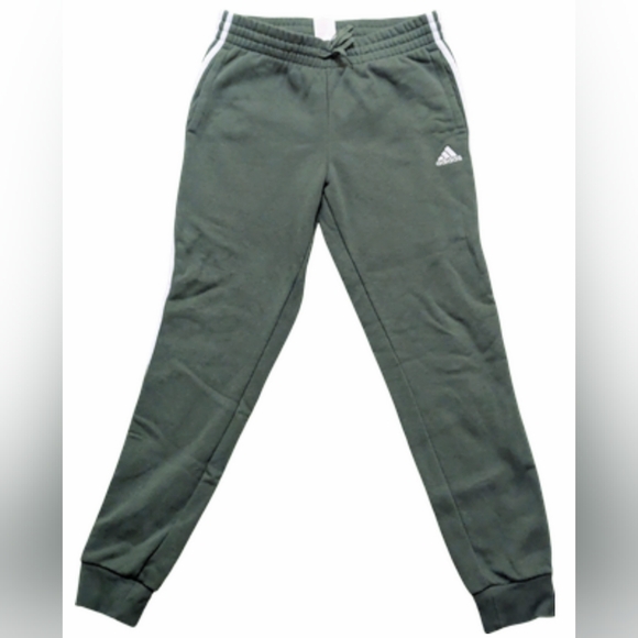 ADIDAS 3 Stripe Tracksuit Green M - Picture 6 of 8